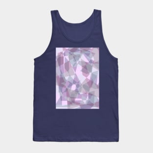 Pretty Pastel Geometric Art Tank Top